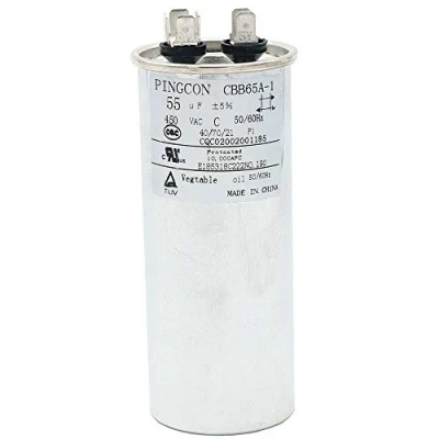 Afbeelding van DollaTek 55uF CBB65 Condensatormotor voor airconditioner 450VAC SH 40/70/21 50/60Hz