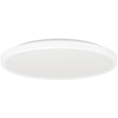 Afbeelding van EGLO Rovito Led opbouwlamp, plafondlamp, rond, badkamerverlichting, kunststof, wit, warm IP44, Ø 30 cm
