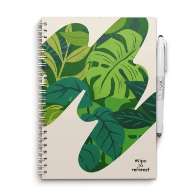 Afbeelding van MOYU Uitwisbaar Notitieboek Hardcover A5 Forest Green