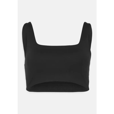 Afbeelding van Girlfriend Collective Tommy Square NECK Sportbh met medium support, Dames, Maat: XXL, Black