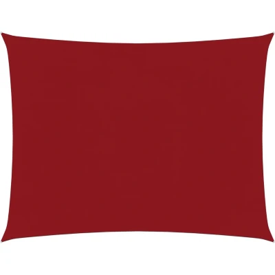 Afbeelding van Schaduwdoek rechthoekig 2x2,5 m oxford stof rood