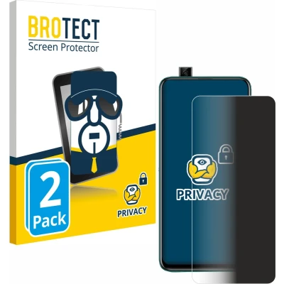 Afbeelding van BROTECT privacy screenprotector voor Huawei P smart Z Folie Beschermfolie Blauwlichtfilter (2 Stuks)