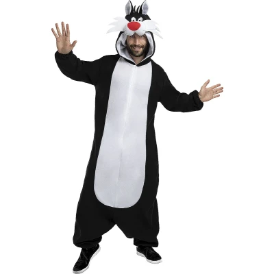 Afbeelding van FUNIDELIA Sylvester de kat kostuum Looney Tunes Maat: S M