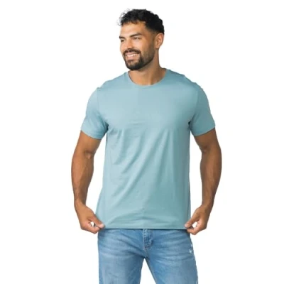 Afbeelding van Erima T shirt de sport d&#039;équipe pour homme, 2082574, bleu fumé, taille M