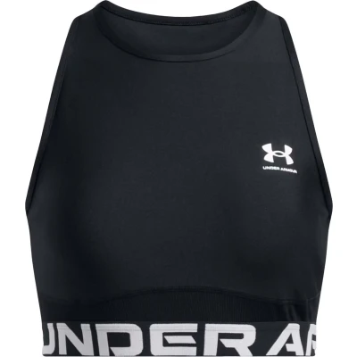 Afbeelding van Under Armour Heatgear TANK Top, Dames, Maat: Large, Black/white