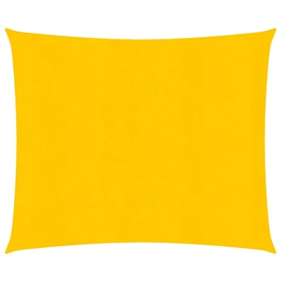 Afbeelding van Zonnezeil 160 g/m vierkant 4x4 m HDPE geel