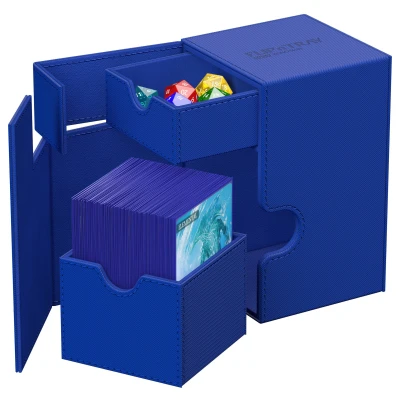 Afbeelding van Ultimate Guard Flip&#039;n&#039;Tray 100+ Xenoskin Blue Card Boxes