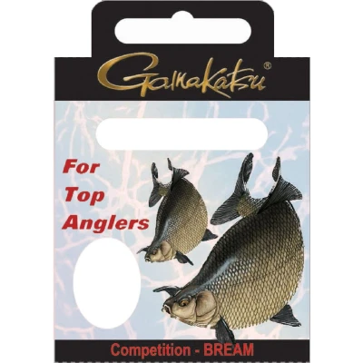 Afbeelding van Gamakatsu LS 1100 Bream Competition Range (22cm) 014 (0,12mm) (10st) Witvis onderlijnen