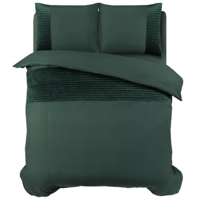 Afbeelding van Dekbedovertrek Lits Jumeaux 240x200 Sleeptime Microvezel Groen