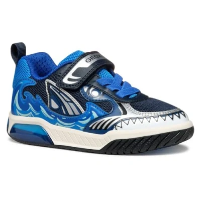 Afbeelding van Geox J Inek Boy D sportschoenen, marineblauw, maat 38, marineblauw (Lt Blue), 38 EU, Blauw EU