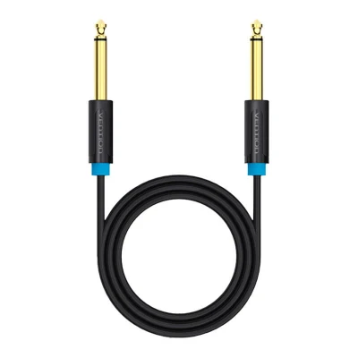 Afbeelding van Vention Audiokabel TS 6.3 mm jack mono 1 meter