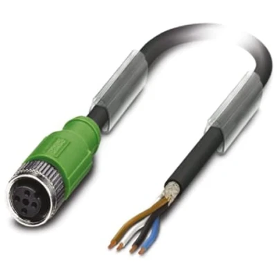Afbeelding van Phoenix Contact 1682841 Sensor/actuator connector, geassembleerd M12 Aantal polen: 4 Bus, recht 1.50 m 1 stuk(s)
