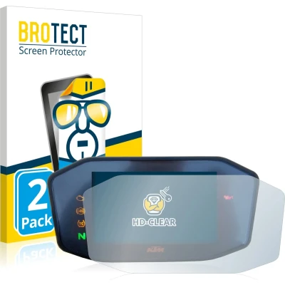 Afbeelding van BROTECT Screenprotector voor KTM 1290 Super Duke R Folie Beschermfolie transparant (2 Stuks)