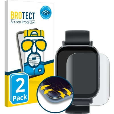 Afbeelding van BROTECT Screenprotector voor Xiaomi Redmi Watch 5 Active Folie Beschermfolie matte volledig dekking (2 Stuks)