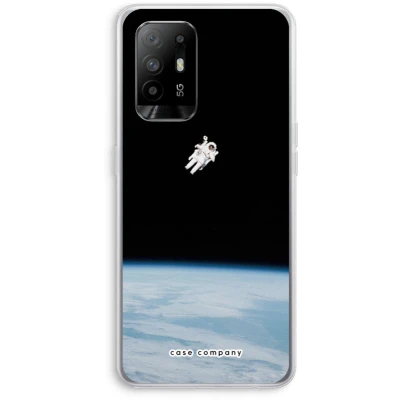 Afbeelding van Case Company® hoesje geschikt voor Oppo A94 5G Alone in Space Soft Cover Telefoonhoesje Bescherming aan alle Kanten en Schermrand