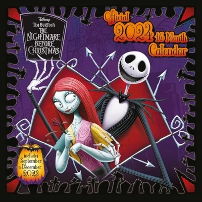 Afbeelding van Kalender 2024 Disney The Nightmare Before Christmas Maandplanner 30 cm x cm, cadeaus voor vrouwen en mannen, meisjes jongens, kinderkalender Product