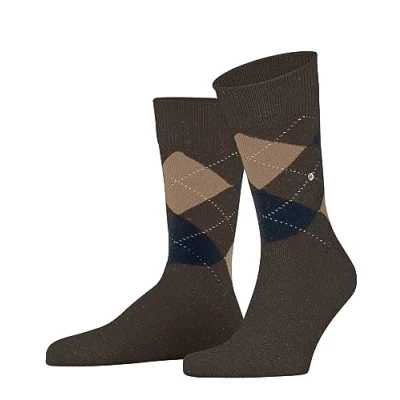 Afbeelding van Burlington Dundee Onesize Sokken, Heren, Maat: 40/46, Buckeye mel