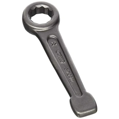 Afbeelding van KS TOOLS 517.0922 slagmoersleutel 22 mm chroom molybdeen kop bruin zwart