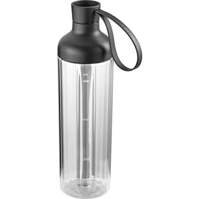 Afbeelding van ZWILLING Drinkfles en mengkom 2 in 1 met dop, inhoud 600 ml, transparant/zwart