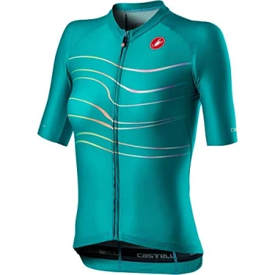Afbeelding van Castelli Fietsshirt korte mouwen Dames TURQUOISE AERO PRO W JERSEY GREEN XL