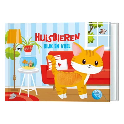 Afbeelding van Lantaarn publishers kijk en voelboek huisdieren
