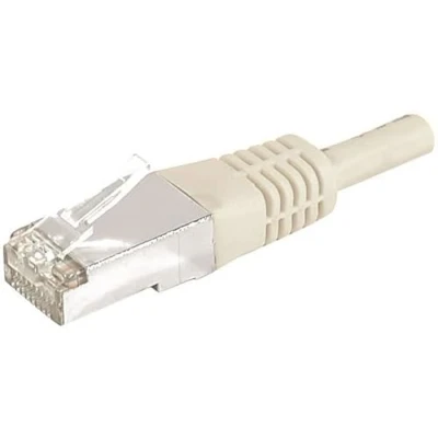 Afbeelding van Exertis Connect Patchkabel F/UTP, CAT.6A, grijs, 30,0 m Voor 10 Gigabit/s, met bijzonder smalle knikbeveiliging (F/UTP, CAT6a, 30 m), Netwerkkabel