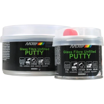 Afbeelding van MoTip 2K Polyester Glasvezelplamuur 1kg Voor Sterke Reparaties