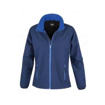Afbeelding van Result Core Ladies Printable Soft Shell R231F Navy / Royal XXL