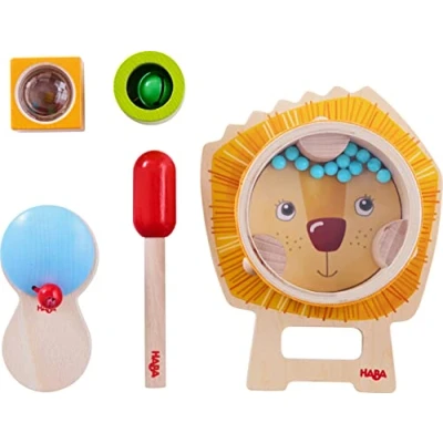 Afbeelding van HABA Klangspiel SET LÖWENSTARK Speelgoedinstrument voor kinderen, Maat: One Size, Mehrfarbig