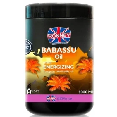 Afbeelding van Ronney Professional Mask Babassu Oil Energizing Therapy For Color And Matte Hair 1000 ml