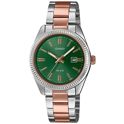 Afbeelding van Casio Horloge silvercoloured/goldcoloured, Dames, Maat: One Size, Silver coloured/gold coloured
