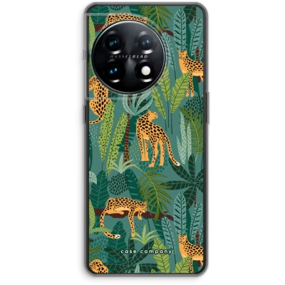 Afbeelding van Case Company® hoesje geschikt voor OnePlus 11 Luipaard 2 Soft Cover Telefoonhoesje Bescherming aan alle Kanten en Schermrand