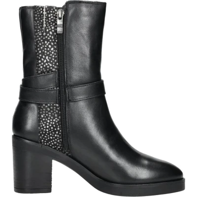 Afbeelding van Maruti Cowboy/Bikerlaarsjes, Dames, Maat: 40, black pixel Leer