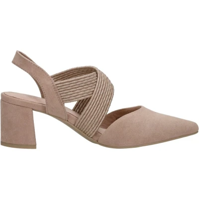 Afbeelding van Marco Tozzi Klassieke pumps, Dames, Maat: 39, Beige Textiel