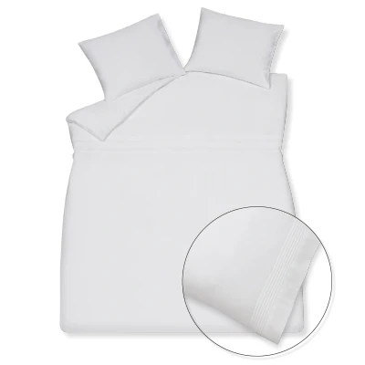 Afbeelding van Vandyck Purity Portofino Dekbedovertrekset White Lits jumeaux (240x200/220 + 2 Slopen)