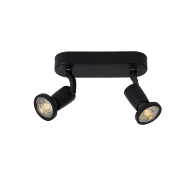 Afbeelding van Lucide JASTER LED Plafondspot 2xGU10 Zwart