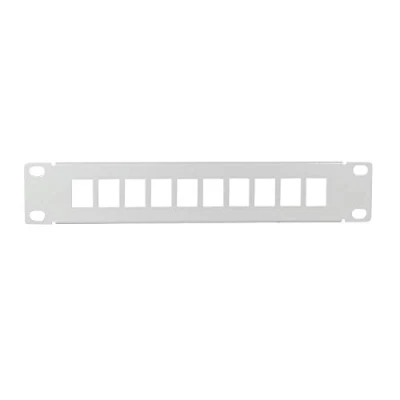 Afbeelding van 10&#039;&#039; Patch Panel voor 10 Keystone modules / grijs