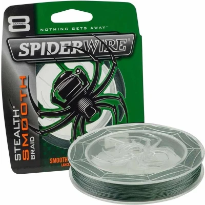 Afbeelding van Spiderwire Stealth Smooth 8 Moss Green Gevlochten lijn (150m) 0,29mm
