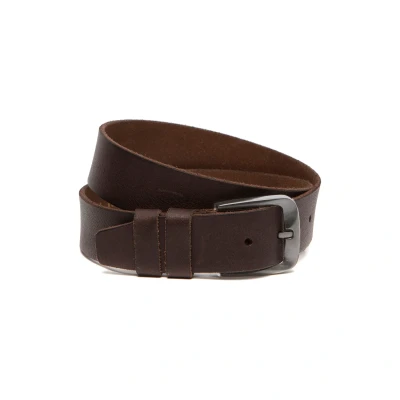 Afbeelding van The Chesterfield Brand Leren Riem Bruin Copper