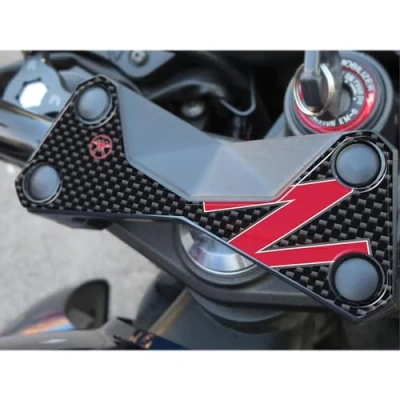 Afbeelding van labelbike 3D sticker van kunsthars, decoratie en bescherming voor vorkplaat, motorfiets, compatibel met KAWASAKI Z750 Z1000