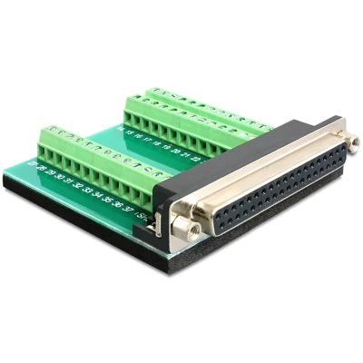 Afbeelding van Delock Adapter 65320 D sub male connector 180 Aantal polen: 37, 39 1 stuk(s)