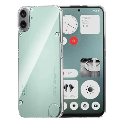 Afbeelding van FDHYFGDY Telefoonhoesje voor Nothing CMF Phone 1, van transparante siliconen, schokbestendig, zachte TPU