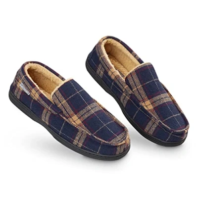 Afbeelding van Dunlop Pantoffels voor heren, Marine en mosterd