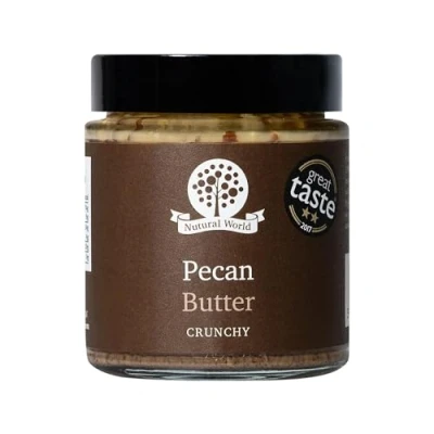 Afbeelding van Nutural World Knapperige pecanboter (170 g) winnaar van de Great Taste Award 100% puur ingrediënt