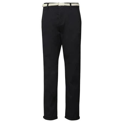 Image de s.Oliver Chino pour femme avec ceinture, Noir, 40