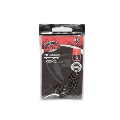 Image de Fox Rage Strike Point Finesse Offset l&#039;Hameçons (10 pcs) Maat : haak 1/0