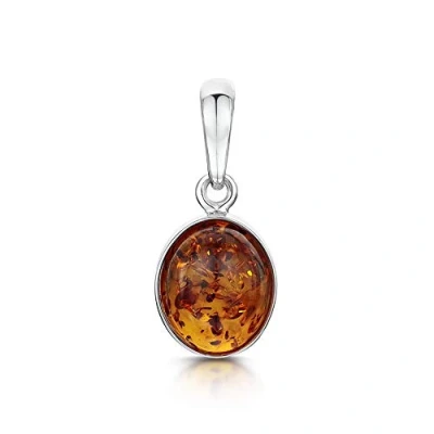 Afbeelding van Amberta Bernstein zilver 925/1000 sterling ovaal wit verschillende kleuren
