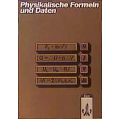 Afbeelding van Physikalische Formeln und Daten