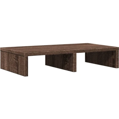 Afbeelding van vidaXL Monitorstandaard 50x27x10 cm bewerkt hout bruin eikenkleurig