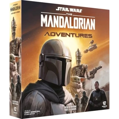 Afbeelding van Asmodee Unexpected Games Star Wars The Mandalorian Adventures Bordspellen Coöperatief spel voor volwassenen en kinderen vanaf 12 jaar 1 tot 4 spelers Franse versie